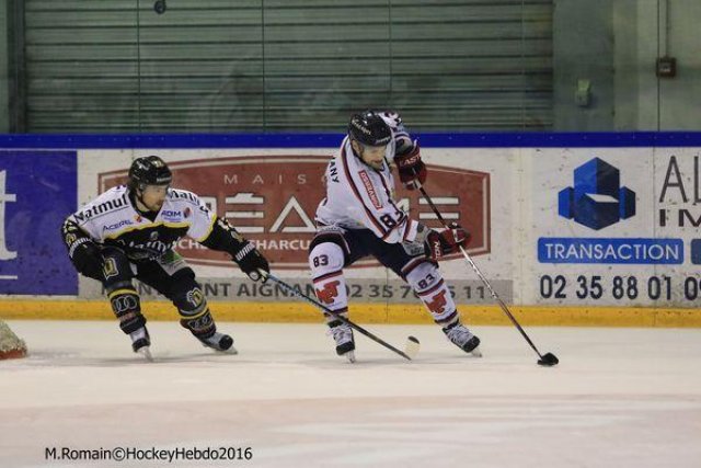 Photo hockey match Rouen - Grenoble  le 24/02/2016