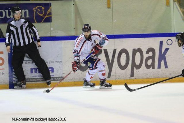 Photo hockey match Rouen - Grenoble  le 24/02/2016