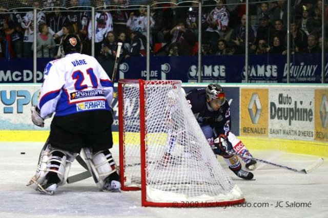 Photo hockey match Grenoble  - Epinal  le 24/01/2009