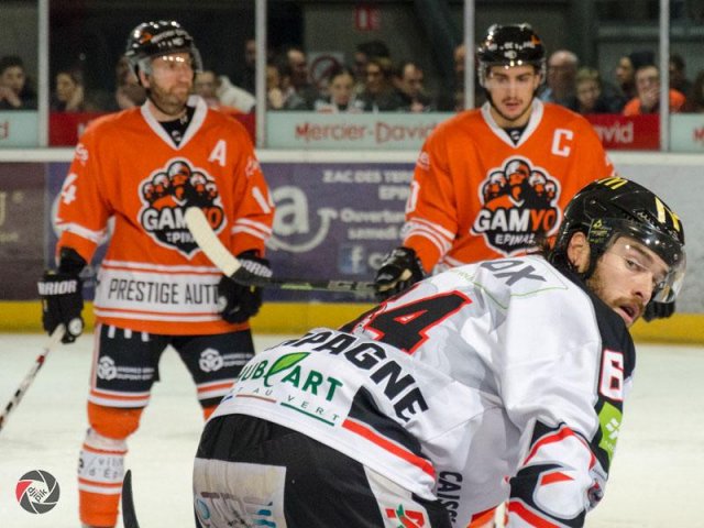 Photo hockey match Epinal  - Amiens  le 27/02/2016