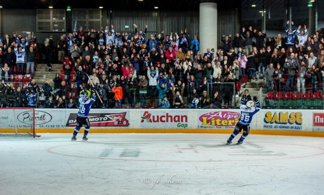 Photo hockey match Gap  - Strasbourg  le 27/02/2016