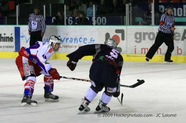 Photo hockey match Grenoble  - Epinal  le 24/01/2009