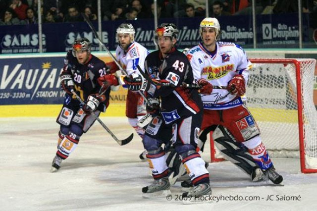 Photo hockey match Grenoble  - Epinal  le 24/01/2009