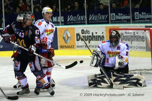 Photo hockey match Grenoble  - Epinal  le 24/01/2009