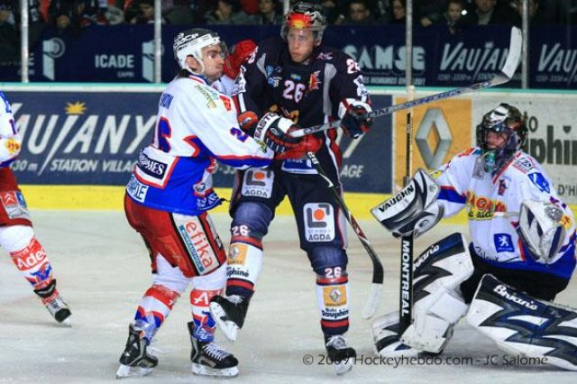 Photo hockey match Grenoble  - Epinal  le 24/01/2009