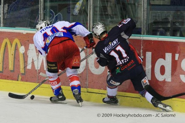 Photo hockey match Grenoble  - Epinal  le 24/01/2009