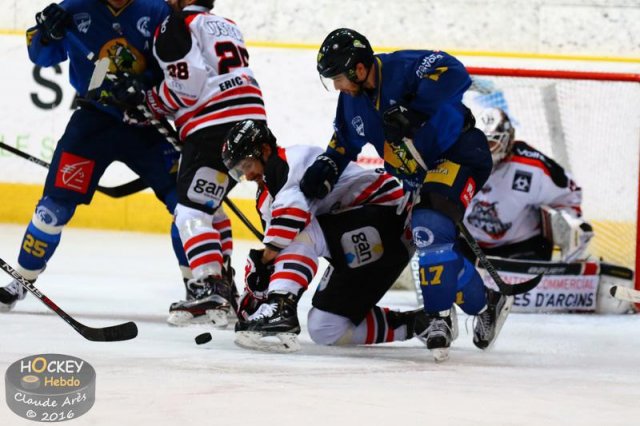 Photo hockey match Chamonix  - Bordeaux le 05/03/2016