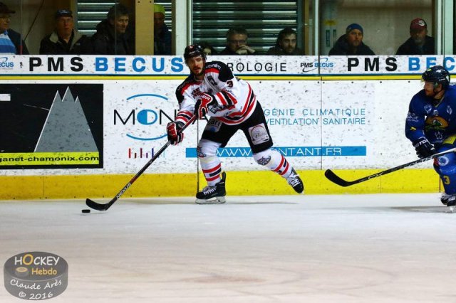 Photo hockey match Chamonix  - Bordeaux le 05/03/2016