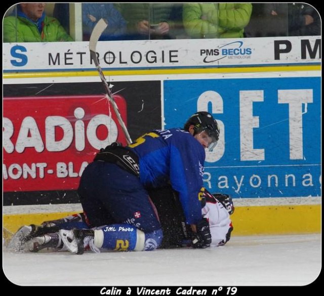 Photo hockey match Chamonix  - Bordeaux le 05/03/2016