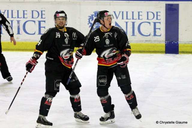Photo hockey match Nice - Nantes le 05/03/2016