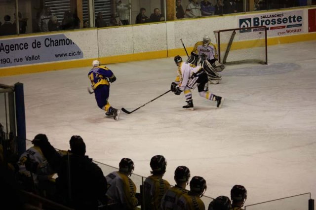 Photo hockey match Chamonix  - Rouen le 24/01/2009