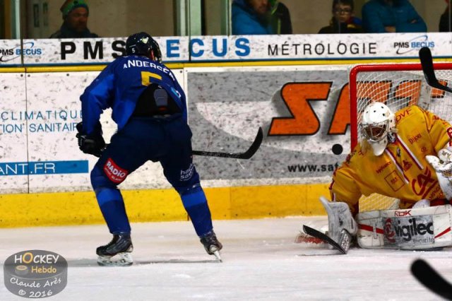 Photo hockey match Chamonix  - Dijon  le 08/03/2016