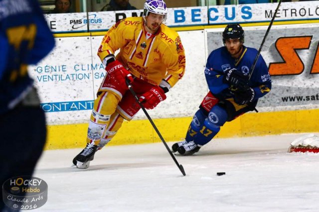 Photo hockey match Chamonix  - Dijon  le 08/03/2016