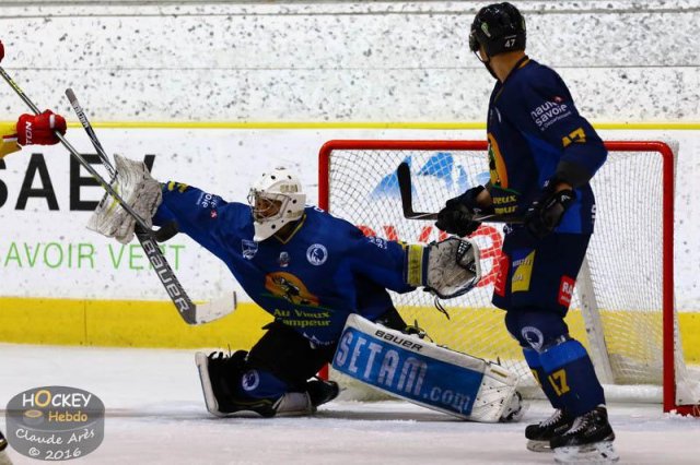 Photo hockey match Chamonix  - Dijon  le 08/03/2016