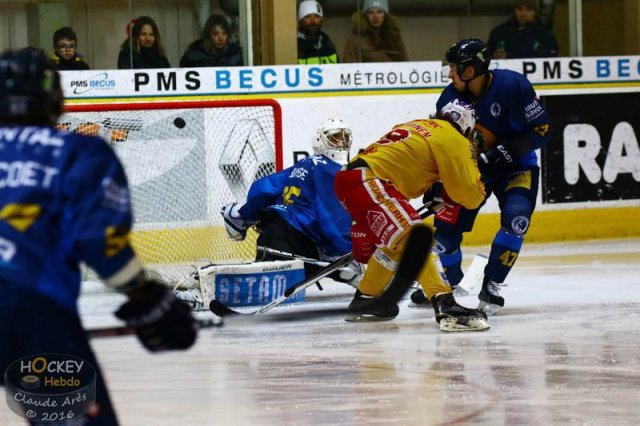 Photo hockey match Chamonix  - Dijon  le 08/03/2016