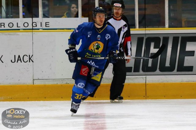 Photo hockey match Chamonix  - Dijon  le 08/03/2016