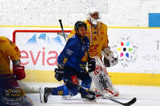 Photo hockey match Chamonix  - Dijon  le 08/03/2016