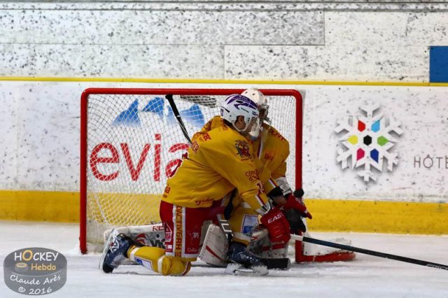Photo hockey match Chamonix  - Dijon  le 08/03/2016