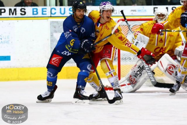 Photo hockey match Chamonix  - Dijon  le 08/03/2016
