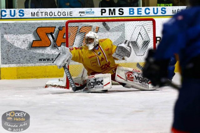 Photo hockey match Chamonix  - Dijon  le 08/03/2016