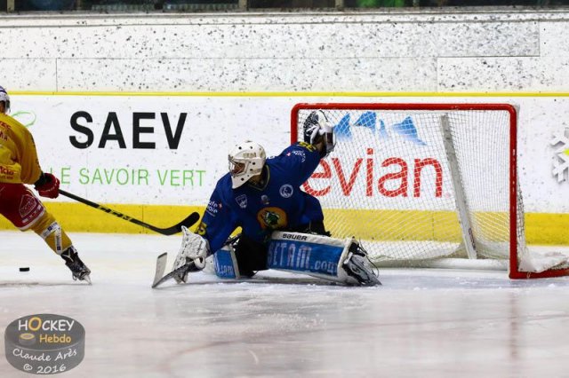 Photo hockey match Chamonix  - Dijon  le 08/03/2016
