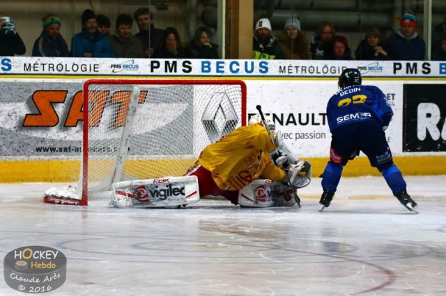 Photo hockey match Chamonix  - Dijon  le 08/03/2016