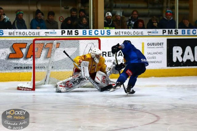 Photo hockey match Chamonix  - Dijon  le 08/03/2016