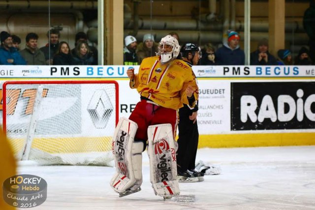 Photo hockey match Chamonix  - Dijon  le 08/03/2016