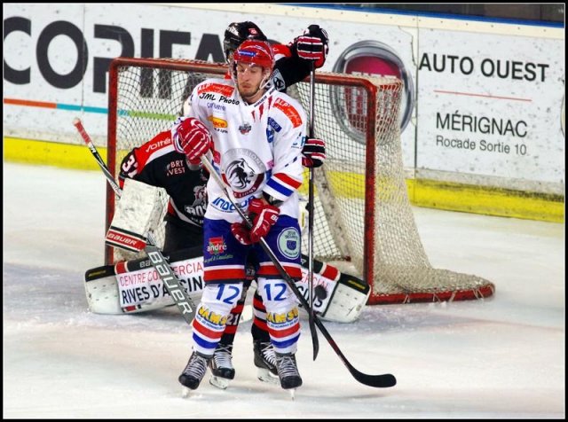 Photo hockey match Bordeaux - Lyon le 07/03/2016