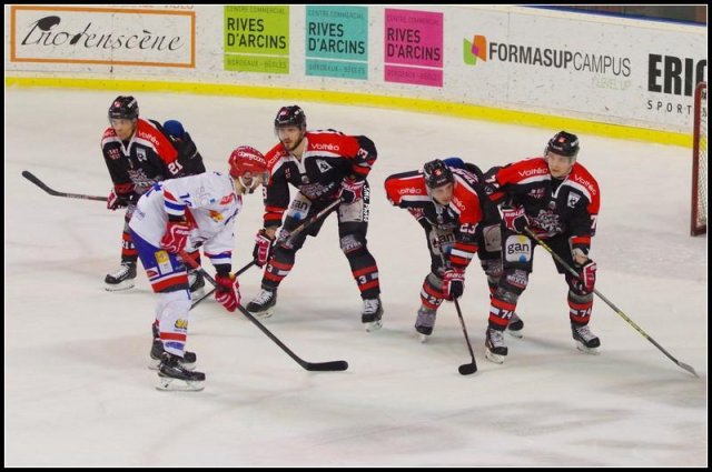 Photo hockey match Bordeaux - Lyon le 07/03/2016