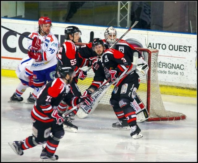 Photo hockey match Bordeaux - Lyon le 07/03/2016