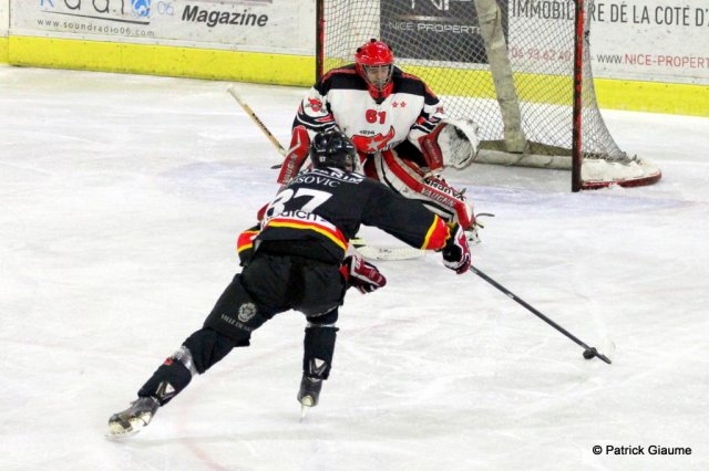 Photo hockey match Nice - Neuilly/Marne le 12/03/2016