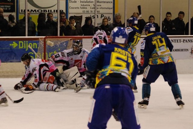 Photo hockey match Dijon  - Amiens  le 24/01/2009
