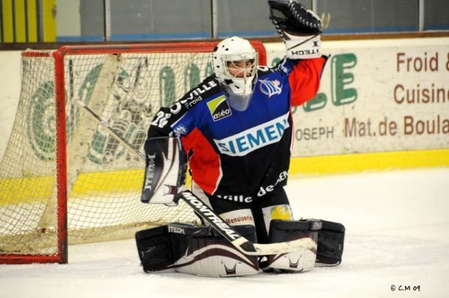 Photo hockey match Caen  - Cergy-Pontoise le 24/01/2009