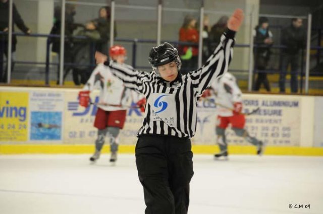 Photo hockey match Caen  - Cergy-Pontoise le 24/01/2009