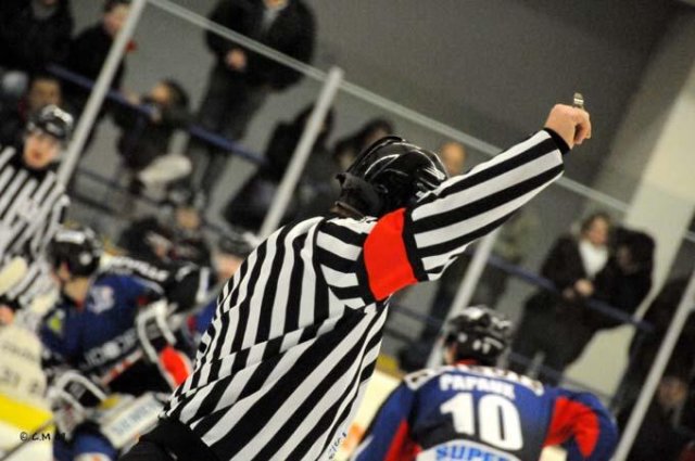 Photo hockey match Caen  - Cergy-Pontoise le 24/01/2009