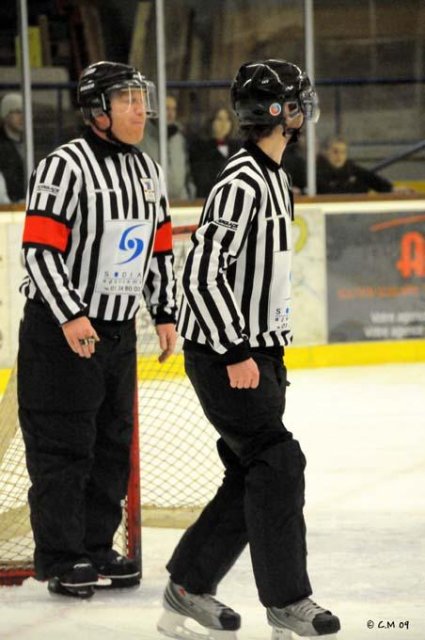 Photo hockey match Caen  - Cergy-Pontoise le 24/01/2009