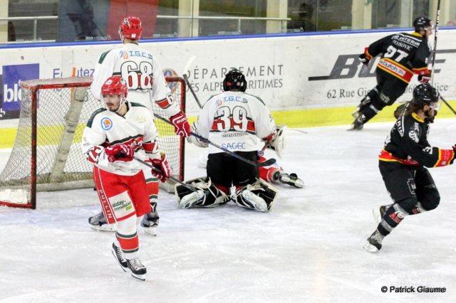 Photo hockey match Nice - Anglet le 18/03/2016