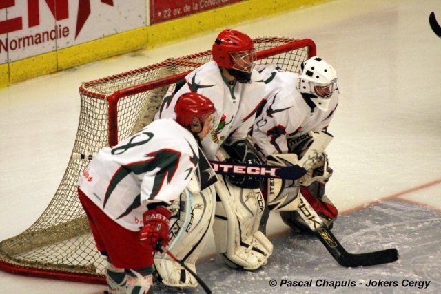 Photo hockey reportage D1 Caen - Cergy