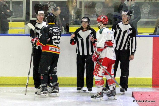 Photo hockey match Nice - Anglet le 19/03/2016