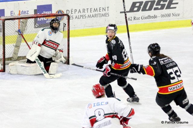 Photo hockey match Nice - Anglet le 19/03/2016