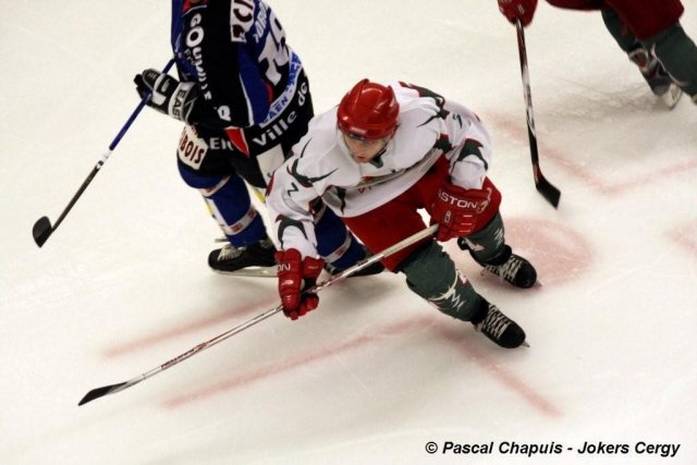 Photo hockey reportage D1 Caen - Cergy