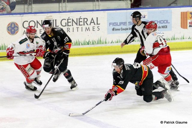 Photo hockey match Nice - Anglet le 19/03/2016