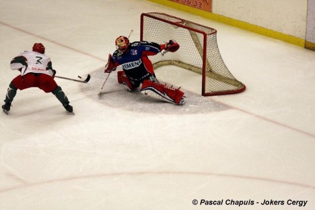 Photo hockey reportage D1 Caen - Cergy