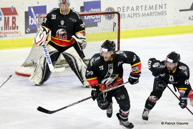 Photo hockey match Nice - Anglet le 19/03/2016