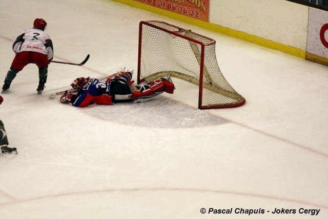 Photo hockey reportage D1 Caen - Cergy
