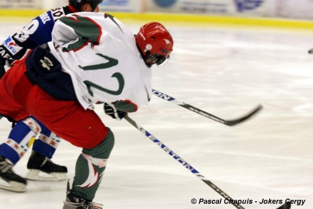 Photo hockey reportage D1 Caen - Cergy