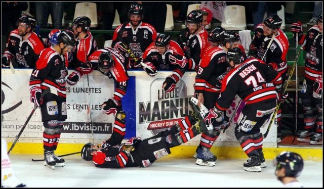 Photo hockey match Bordeaux - Chamonix  le 19/03/2016