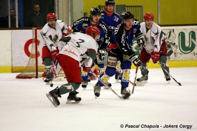 Photo hockey reportage D1 Caen - Cergy