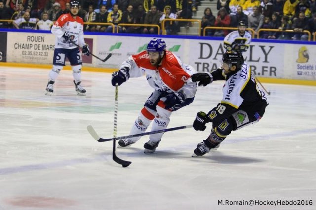 Photo hockey match Rouen - Angers  le 25/03/2016